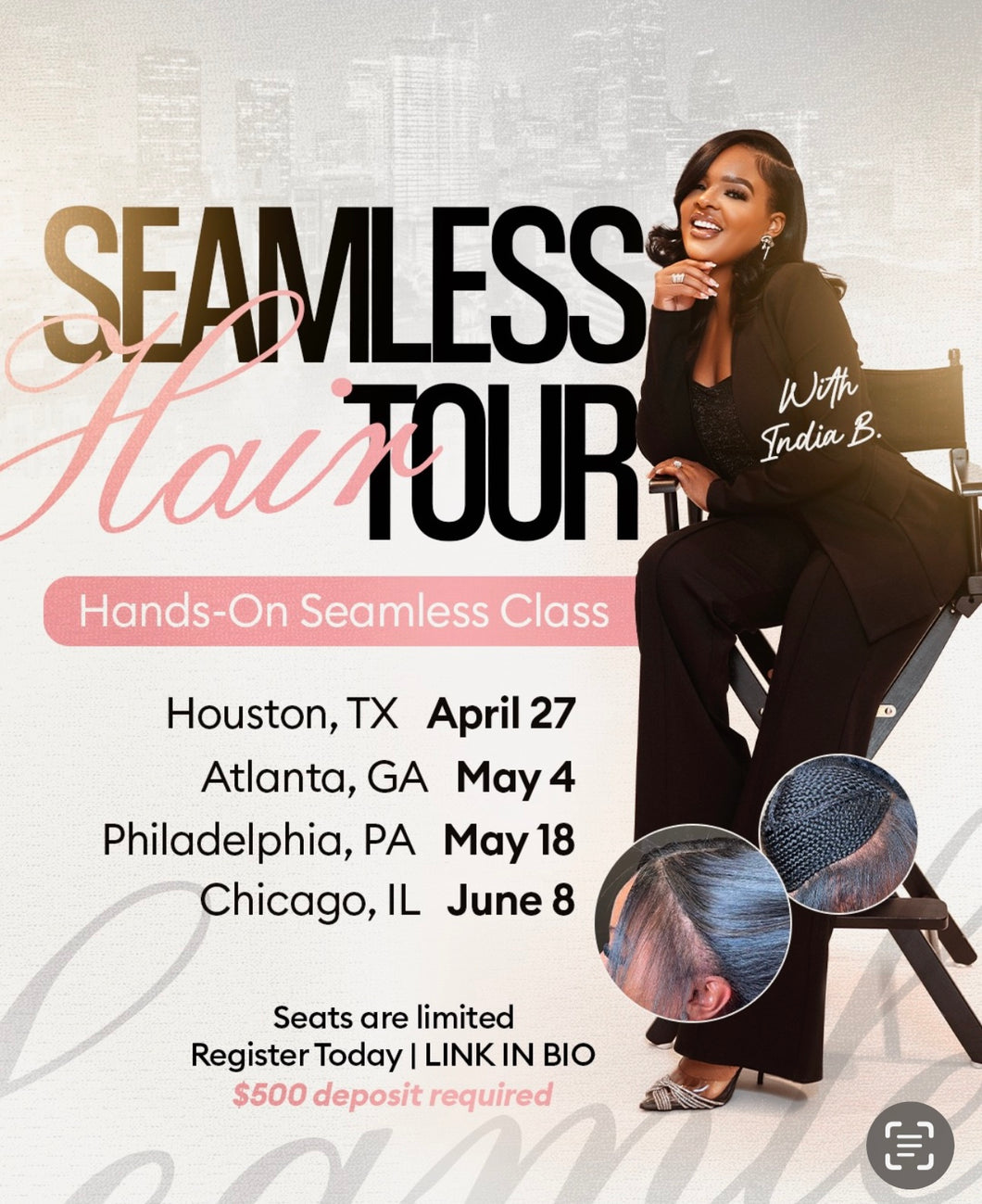 Seamless Hands On Tour - DEPOSIT